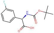 (R)-2-((tert-butoxycarbonyl)amino)-2-(3-fluorophenyl)acetic acid