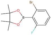 2-(2-Bromo-6-fluorophenyl)-4,4,5,5-tetramethyl-1,3,2-dioxaborolane