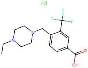 4-((4-Ethylpiperazin-1-yl)methyl)-3-(trifluoromethyl)benzoic acid hydrochloride