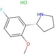 (R)-2-(5-Fluoro-2-methoxyphenyl)pyrrolidine hydrochloride