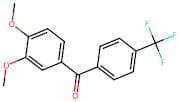 (3,4-Dimethoxyphenyl)(4-(trifluoromethyl)phenyl)methanone