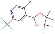 5-Bromo-4-(4,4,5,5-tetramethyl-1,3,2-dioxaborolan-2-yl)-2-(trifluoromethyl)pyridine
