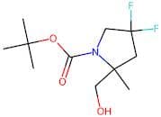 tert-Butyl 4,4-difluoro-2-(hydroxymethyl)-2-methylpyrrolidine-1-carboxylate