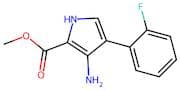 Methyl 3-amino-4-(2-fluorophenyl)-1H-pyrrole-2-carboxylate