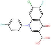 7-Chloro-6-fluoro-1-(4-fluorophenyl)-4-oxo-1,4-dihydroquinoline-3-carboxylic acid