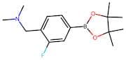 1-(2-Fluoro-4-(4,4,5,5-tetramethyl-1,3,2-dioxaborolan-2-yl)phenyl)-N,N-dimethylmethanamine