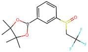 4,4,5,5-Tetramethyl-2-(3-((2,2,2-trifluoroethyl)sulfinyl)phenyl)-1,3,2-dioxaborolane