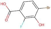 4-Bromo-2-fluoro-3-hydroxybenzoic acid