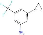 3-Cyclopropyl-5-(trifluoromethyl)aniline
