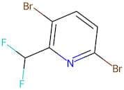 3,6-Dibromo-2-(difluoromethyl)pyridine
