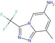 8-Methyl-3-(trifluoromethyl)-[1,2,4]triazolo[4,3-a]pyridin-6-amine