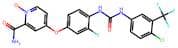 2-Carbamoyl-4-(4-(3-(4-chloro-3-(trifluoromethyl)phenyl)ureido)-3-fluorophenoxy)pyridine 1-oxide