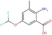 2-Amino-5-(difluoromethoxy)-3-methylbenzoic acid