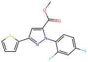 Methyl 1-(2,4-difluorophenyl)-3-(thiophen-2-yl)-1H-pyrazole-5-carboxylate