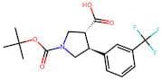 trans-1-(tert-Butoxycarbonyl)-4-(3-(trifluoromethyl)phenyl)pyrrolidine-3-carboxylic acid