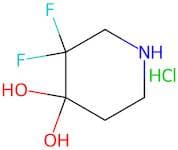 3,3-Difluoropiperidine-4,4-diol hydrochloride