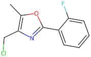 4-(Chloromethyl)-2-(2-fluorophenyl)-5-methyloxazole
