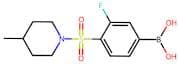 (3-fluoro-4-((4-methylpiperidin-1-yl)sulfonyl)phenyl)boronic acid