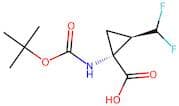 (1R,2R)-1-((tert-Butoxycarbonyl)amino)-2-(difluoromethyl)cyclopropanecarboxylic acid
