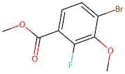 Methyl 4-bromo-2-fluoro-3-methoxybenzoate