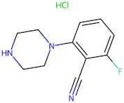 2-Fluoro-6-(piperazin-1-yl)benzonitrile hydrochloride