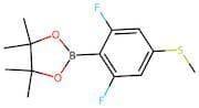 2-(2,6-Difluoro-4-(methylthio)phenyl)-4,4,5,5-tetramethyl-1,3,2-dioxaborolane