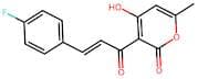 (E)-3-(3-(4-Fluorophenyl)acryloyl)-4-hydroxy-6-methyl-2H-pyran-2-one