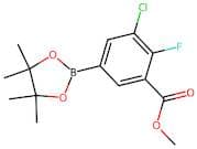 Methyl 3-chloro-2-fluoro-5-(4,4,5,5-tetramethyl-1,3,2-dioxaborolan-2-yl)benzoate