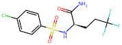 (R)-2-(4-chlorophenylsulfonamido)-5,5,5-trifluoropentanamide