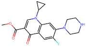 Methyl 1-cyclopropyl-6-fluoro-4-oxo-7-(piperazin-1-yl)-1,4-dihydroquinoline-3-carboxylate