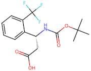 (R)-3-((tert-Butoxycarbonyl)amino)-3-(2-(trifluoromethyl)phenyl)propanoic acid