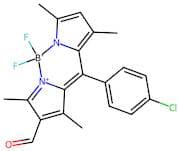 10-(4-Chlorophenyl)-5,5-difluoro-2-formyl-1,3,7,9-tetramethyl-5H-dipyrrolo[1,2-c:2',1'-f][1,3,2]di…