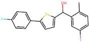 (5-(4-Fluorophenyl)thiophen-2-yl)(5-iodo-2-methylphenyl)methanol