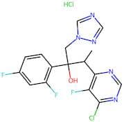 3-(6-Chloro-5-fluoropyrimidin-4-yl)-2-(2,4-difluorophenyl)-1-(1H-1,2,4-triazol-1-yl)butan-2-ol hyd…