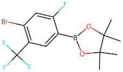 2-(4-Bromo-2-fluoro-5-(trifluoromethyl)phenyl)-4,4,5,5-tetramethyl-1,3,2-dioxaborolane