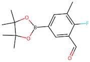2-Fluoro-3-methyl-5-(4,4,5,5-tetramethyl-1,3,2-dioxaborolan-2-yl)benzaldehyde