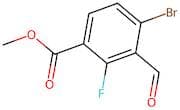 Methyl 4-bromo-2-fluoro-3-formylbenzoate