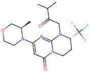 (S)-9-(3-Methyl-2-oxobutyl)-2-((R)-3-methylmorpholino)-8-(trifluoromethyl)-6,7,8,9-tetrahydro-4H-p…