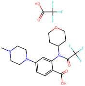 4-(4-Methylpiperazin-1-yl)-2-(2,2,2-trifluoro-N-(tetrahydro-2H-pyran-4-yl)acetamido)benzoic acid 2…