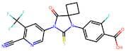 4-(7-(6-Cyano-5-(trifluoromethyl)pyridin-3-yl)-8-oxo-6-thioxo-5,7-diazaspiro[3.4]octan-5-yl)-2-flu…