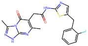 2-(3,7-Dimethyl-5-oxo-1,5-dihydro-[1,2,4]triazolo[4,3-a]pyrimidin-6-yl)-N-(5-(2-fluorobenzyl)thiaz…