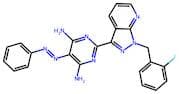 2-(1-(2-Fluorobenzyl)-1H-pyrazolo[3,4-b]pyridin-3-yl)-5-(phenyldiazenyl)pyrimidine-4,6-diamine