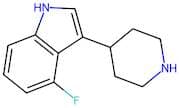 4-Fluoro-3-(piperidin-4-yl)-1H-indole