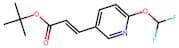 (E)-tert-Butyl 3-(6-(difluoromethoxy)pyridin-3-yl)acrylate