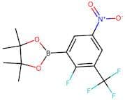 2-(2-Fluoro-5-nitro-3-(trifluoromethyl)phenyl)-4,4,5,5-tetramethyl-1,3,2-dioxaborolane