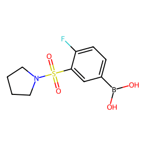 (4-fluoro-3-(pyrrolidin-1-ylsulfonyl)phenyl)boronic acid