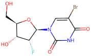 5-Bromo-1-((2R,3R,4R,5R)-3-fluoro-4-hydroxy-5-(hydroxymethyl)tetrahydrofuran-2-yl)pyrimidine-2,4(1…