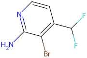 3-Bromo-4-(difluoromethyl)pyridin-2-amine