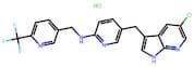 5-((5-Chloro-1H-pyrrolo[2,3-b]pyridin-3-yl)methyl)-N-((6-(trifluoromethyl)pyridin-3-yl)methyl)pyri…