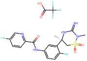 (R)-5-Fluoro-N-(4-fluoro-3-(3-imino-2,5-dimethyl-1,1-dioxido-1,2,4-thiadiazinan-5-yl)phenyl)picoli…